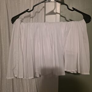Fabletics White Pleated Skort